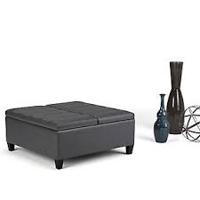 By laurel foundry modern farmhouse®. Simpli Home Ellis Coffee Table Storage Ottoman Ashley Furniture Homestore