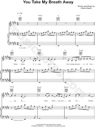 Eva Cassidy You Take My Breath Away Sheet Music In E Major Transposable Download Print Sheet Music Heart Songs Music