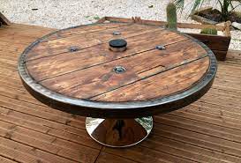 table basse touret table diy furniture spool tables