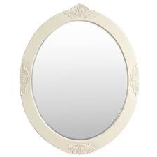 So i suggested to make her a modern vanity mirror with led. Oval Wood Bathroom Mirrors Bath The Home Depot