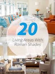 Pleated roman shades will definitely turn a few heads if you choose these for your living room. 20 Living Areas Charmed With Simple Roman Shades Home Design Lover