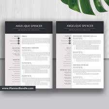 Newcast is a great 1 page resume template for candidates across all professions and levels of experience. Modern Resume Bundle Elegant Resume Template Ms Word Cv Template 1 3 Page Resume Creative Resume Instant Download The Emily Rb Plannerbundle Com