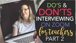 Don't spoil your appearance with a messy background. 51 Zoom Teacher Interviewing Tips Do S And Don Ts