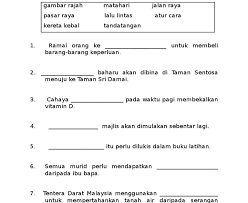 Hari ke tiga sek anak tanya apa ayat tunggal dan ayat majmuk mujur ada blog ni bleh la bantu2 fahamkan anak2 tq very much. Contoh Latihan Ayat Majmuk Tahun 2 Rasmi Ru