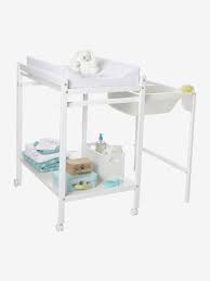 table a langer avec baignoire integree vertbaudet magictub blanc vertbaudet table a langer baignoire table
