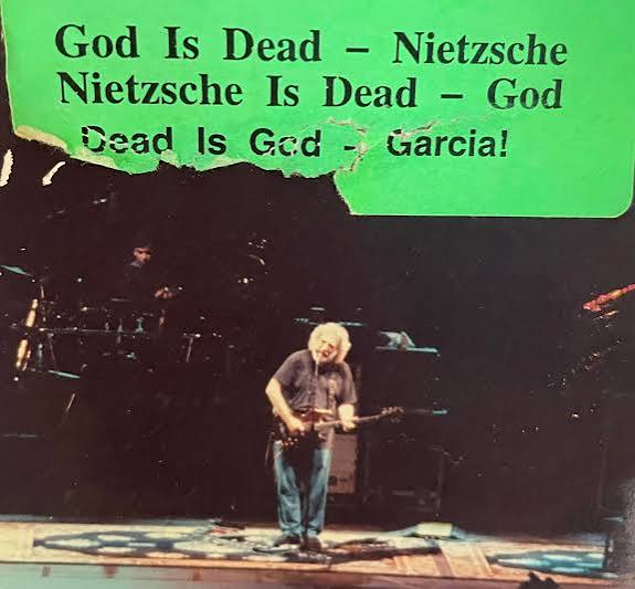 Grateful Dead New Year's Eve 1990 ticket with silver embossed stealie