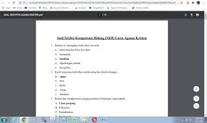Maybe you would like to learn more about one of these? Contoh Soal Tes P3k Guru Agama Kristen Dan Kunci Jawaban Antapedia Com