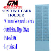 Envelope punch board gift card holder for christmas in july blog hop. Time Recorder Punch Card Card Rack 50 Slot