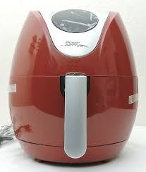 Power Air Fryer 3 4 Qt 1500w Xl Rapid Deep Fryer Red No Oil As Seen On Tv 75 00end Date Jul 27 15 03buy It Now For Eba Power Air Fryer Xl Air Fryer Fryer