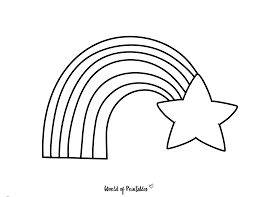 A variety of rainbow coloring pages you can print and color. 50 Best Rainbow Coloring Pages To Brighten Your Day World Of Printables