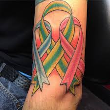 Roses are sophisticated, and tribals are revolutionary and. 85 Beautiful Cancer Ribbon Tattoos And Their Meaning Authoritytattoo