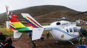 Así quedó helicóptero de presidente colombiano tras atentado. Fab Niega Atentado Contra La Vida De Evo En Incidente De Helicoptero En Colquiri Anf Agencia De Noticias Fides