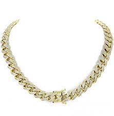 Every day new 3d models from all over the world. Men S 12mm 20 Miami Cuban Link Chain 15ct Tw Vvs Lab Diamonds 14k Gold Plated Stainless Steel Iced Bling Amazon De Jewellery
