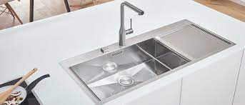 Dekor sinks 50043um westport double bowl undermount cast acrylic kitchen sink, 33, timberline. Grohe Kitchen Sink Technologies Grohe