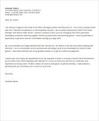 Free 6 Sample Office Manager Cover Letter Templates In Ms Word Pdf