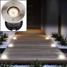 4x bodenleuchte bodenstrahler solar gartenstrahler garten bodeneinbaustrahler de. Etc Shop Led Einbaustrahler 4x Boden Einbau Strahler Einfahrt Garten Beleuchtung Edelstahl Spot Lampen Im Set Inkl Led Leuchtmittel Online Kaufen Otto