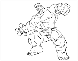 Ausmalbilder Zum Ausdrucken Ausmalbilder Hulk Kostenlos
