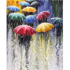 A piece of cloth draped over a chair. Rainy Umbrella Scenery Diamond Embroidery Modern Art Paintings Buy Simple Art Paintings Modern Art Paintings Modern Scenery Art Painting Product On Alibaba Com
