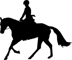 283x283 person riding a bike silhouette silhouette of person riding a bike. Silhouette Horse Riding Clipart Novocom Top