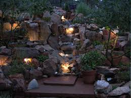 Led Waterfall Accent Lighting American Traditional Garden St Louis By Super Bright Leds