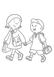 Caillou Ausmalbilder Schule Malvorlagen Ausmalbilder Ausmalen