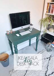 Diy Ikea Isala Desk Hack Isoscella Ikea Isala Ikea Diy Repainted Desk