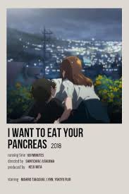 I Want To Eat Your Pancreas Minimalist Anime Movie Poster In 2020 Anime Movies Movie Posters Minimalist Anime Reccomendations
