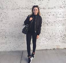 Black Bomber Jacket Outfits Womens Lbr My Style Bomber Jacket Outfit Bomber Outfit Fashion