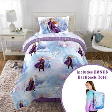 Our selection of versatile twin size beds are available in a range of unique styles and finishes, from sleek models with upholstered frames to classic wood grain designs. Disney Frozen 2 Kids Microfiber Bed In A Bag Set With Bonus Tote Twin Walmart Com Walmart Com