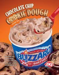 Love It Dairy Queen Blizzard Flavors Dairy Queen Cookie Dough Blizzard Dairy Free Recipes Dinner