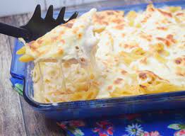 Cheesy Chicken Alfredo Bake The Tiptoe Fairy