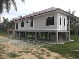 Pelan rumah batu di kampung. Pelan Rumah Bertiang Tinggi Rumah Central