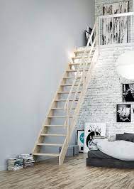 Dolle Normandie Wooden Space Saving Staircase Kit Loft Centre Staircase Kits Space Saving Staircase Loft Stairs