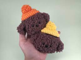 Fluffy Cute Dog Airpods Case Puppy Airpod 2 Skin Cover Air Pods Pro Accessories Kawaii Funny Gift Personalized Animal Pet Pom Beanie Custom Funny Gifts For Dad Amigurumi Gift Pom Beanie