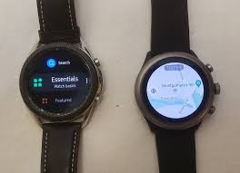 Delicate golden roman numerals dot the edges, while the triple subdial fits perfectly into the remaining space. Samsung Galaxy Watch3 Vs Fossil Sport Smartwatch