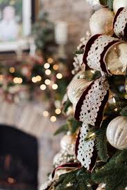 Black And Gold Christmas Tree Ideas Burgundy Gold Christmas Tree From Bluegraygal Gold Christmas Tree Gold Christmas Decorations Ribbon On Christmas Tree