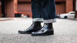 We like this particular shade because the charcoal color complements both black and brown tones, so you can go in either direction with an outfit. Black Chelsea Boots Men S Outfit Inspiration Youtube