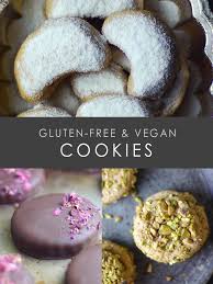 Try any of these christmas dessert recipes for sugar cookies, bundt cake, cookie sandwiches, mini cheesecakes, and a whole lot more! Vegan Gluten Free Cookies Refined Sugar Free Vegan Gluten Free Cookies Christmas Food Desserts Christmas Desserts Easy