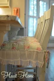 shabby chic chair cushions & painted