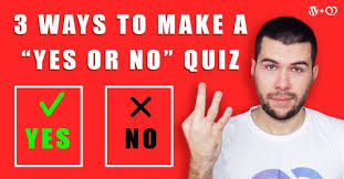 All you need to do is answer yes or no and true or false! 3 Ways To Create A Great Quiz With Yes No Questions On Quizterra