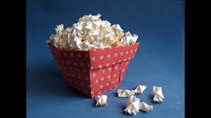 Pieces popcorn charms buttered chocolate cabochons slime crafting supplies fake food corn faux snack. How To Make And Pop Paper Popcorn Youtube