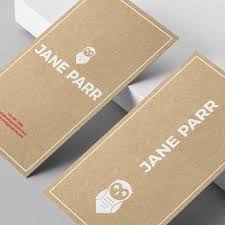 Our kraft business cards are as customizable as they get: Brown Kraft Business Cards Dryprints