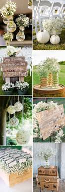These 25 small wedding ideas are cheaper, more personal and will make your day a memorable affair. 38 Cheap Wedding Ideas On A Small Budget Weddingnight Wedding Centerpieces Diy Wedding Centerpieces Babys Breath Wedding