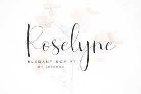 Many scripts used to write multiple languages over wide geographical areas have developed localized variant forms of specific letters, which are used in script typefaces which are designed to have some or all of their glyphs join. Roselyne Calligraphy Script Font 110445 Script Font Bundles