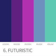 Futuristic Color Palettes Color Schemes Color Mood Board