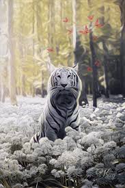 N'hésitez plus, et installez dès aujourd'hui une décoration chaleureuse dans leur chambre. Epingle Par Dani California Sur Big Cats Felin Sauvage Tigre Blanc Peinture Dessin