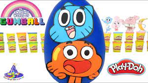 Huevo Sorpresa Gigante De Gumball Y Darwin De El Increible Mundo De Gumb Gumball Juegos De Wii Pasteles Para Ninos De Cumpleanos