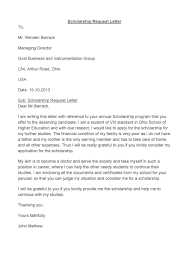 Respected sir, i, steve martin am writing this letter to apply for the full scholarship in your university for the course of mba batch starting in october. 50 Free Scholarship Application Templates Forms á… Templatelab