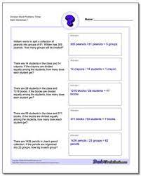 Some of the difficulties encountered in teaching word problems involving multiplication, division, and intensive quantities. Word Problems Division Word Problems