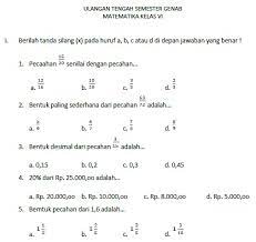 We did not find results for: Soal Uts Sd Mi Kelas 6 Semester 2 Genap Soalujian Net